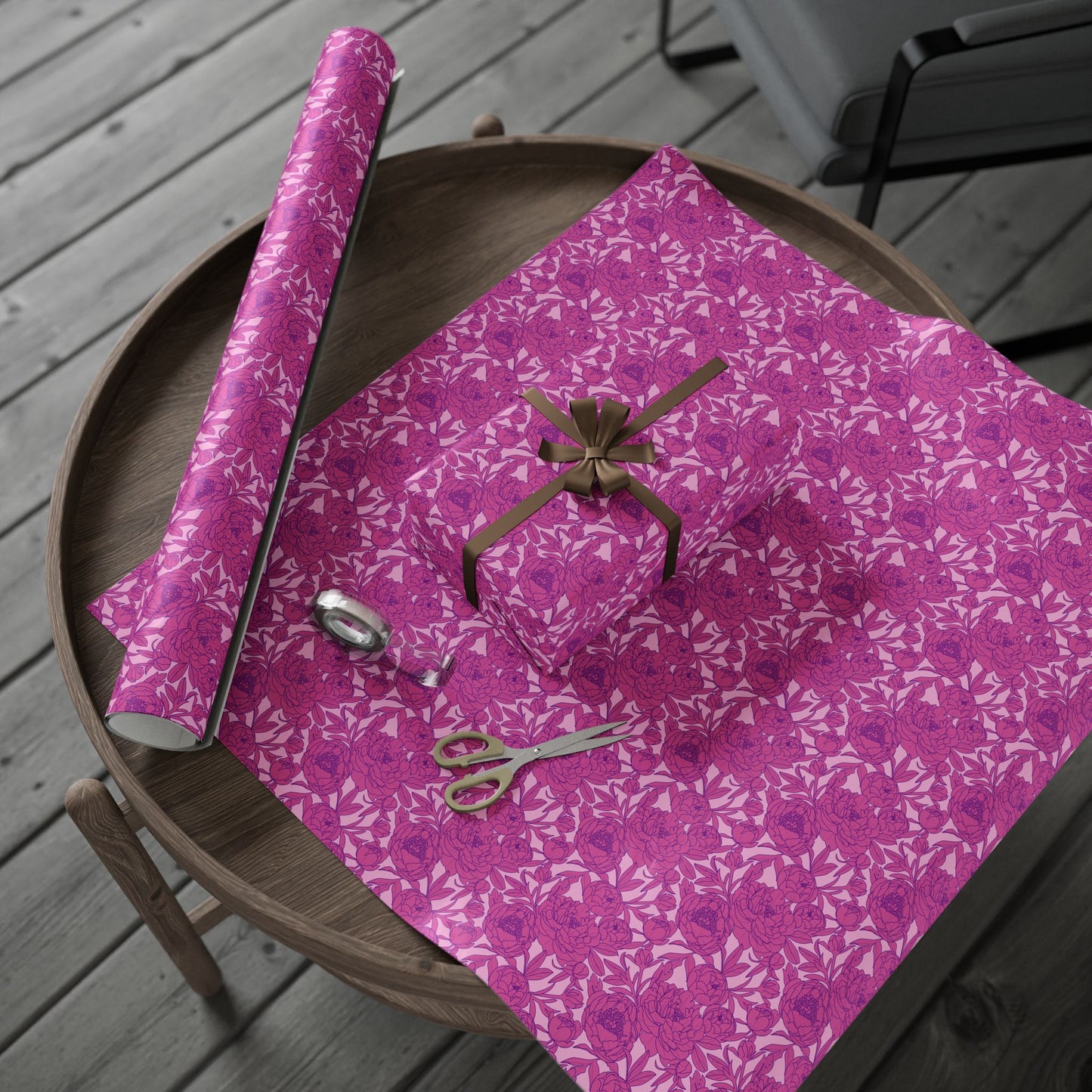 Blush Peony Garden Wrapping Paper