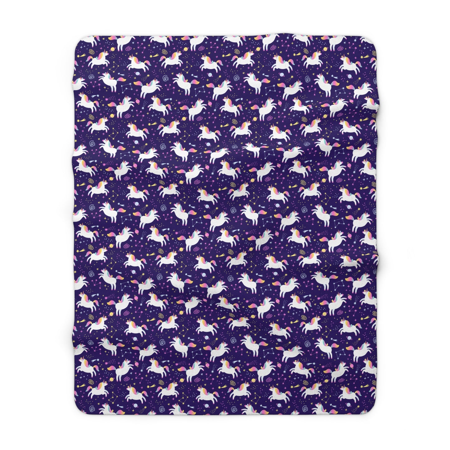 Unicorniverse Sherpa Fleece Blanket