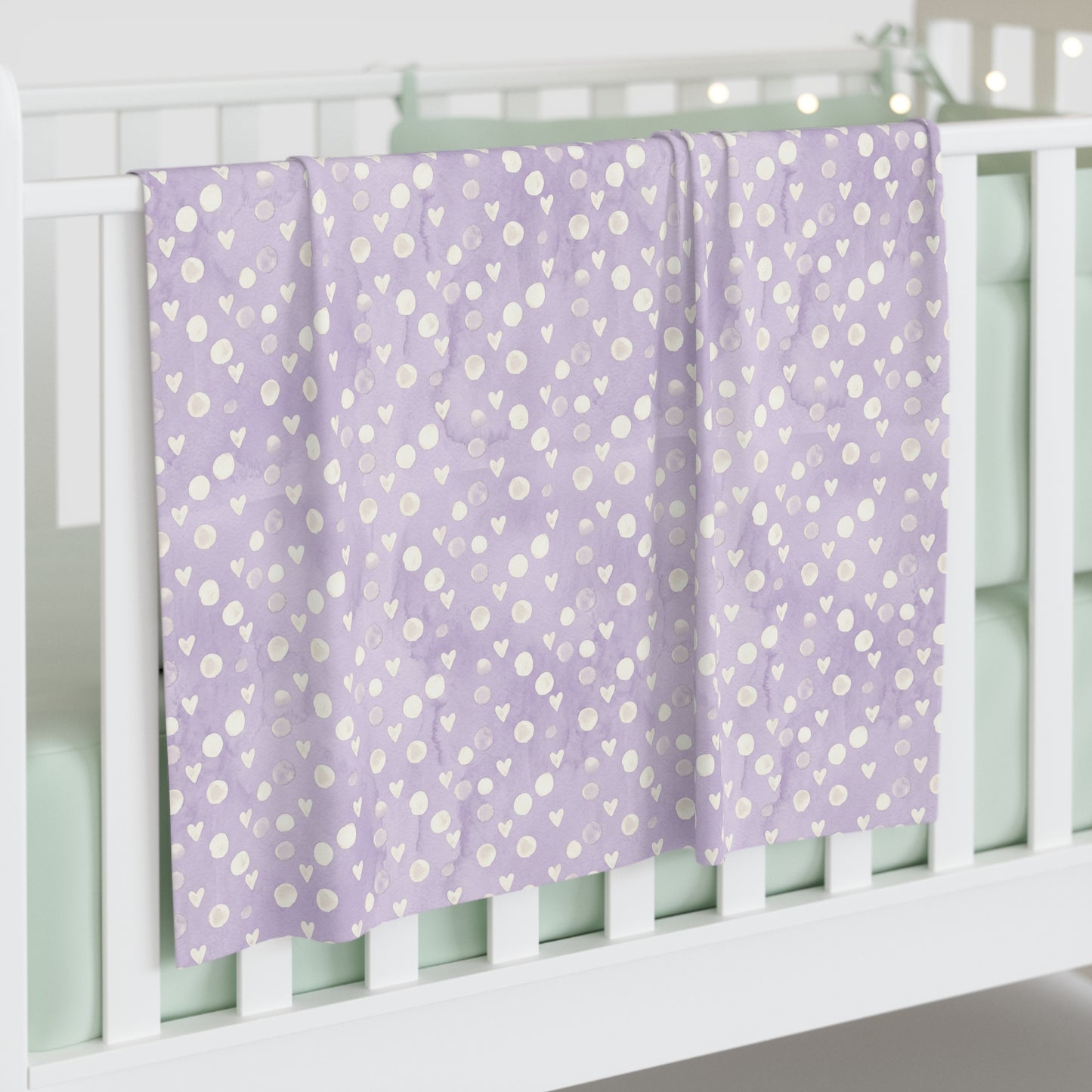 Baby Dreams in Lavender Baby Swaddle Blanket