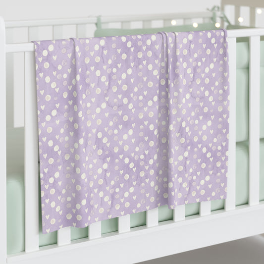 Baby Dreams in Lavender Baby Swaddle Blanket