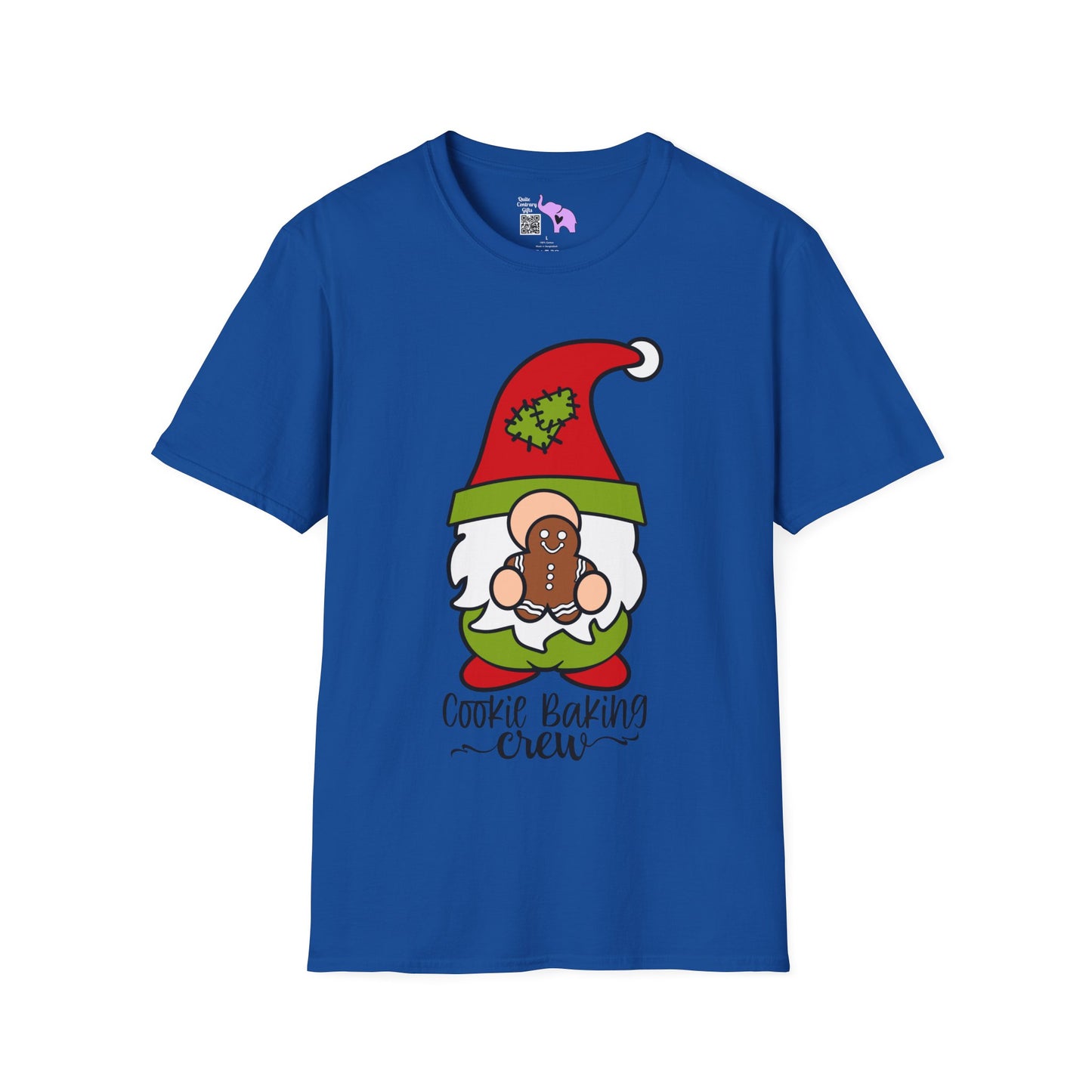 Cookie Baking Crew Gnome Adult T-shirt