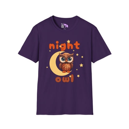 Night Owl Adult T-shirt