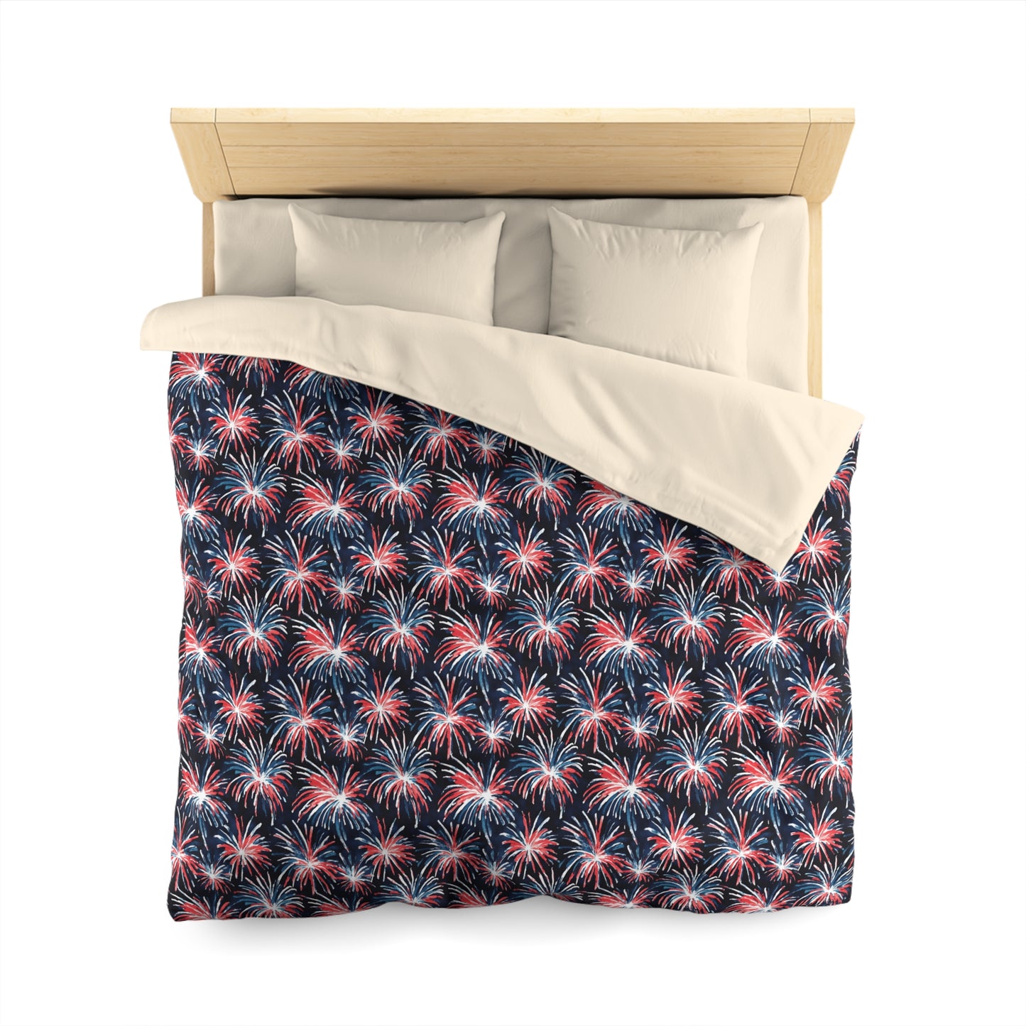 Rocket's Red Glare Microfiber Duvet Cover