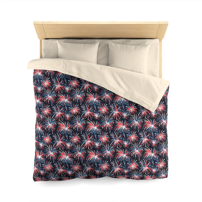 Rocket's Red Glare Microfiber Duvet Cover