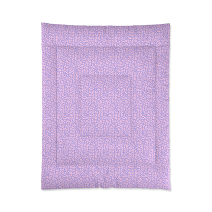 Cotton Candy Cheetah Print Comforter