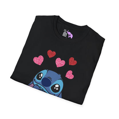 Stitch in Love Adult Unisex Tshirt