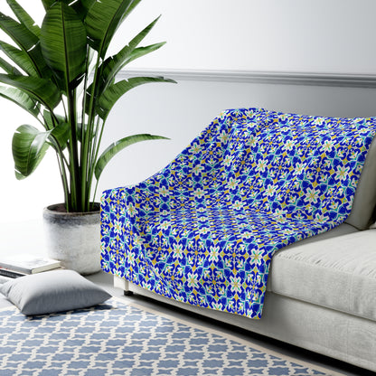 Blue Horizon Mosaic Duvet Bedding Set