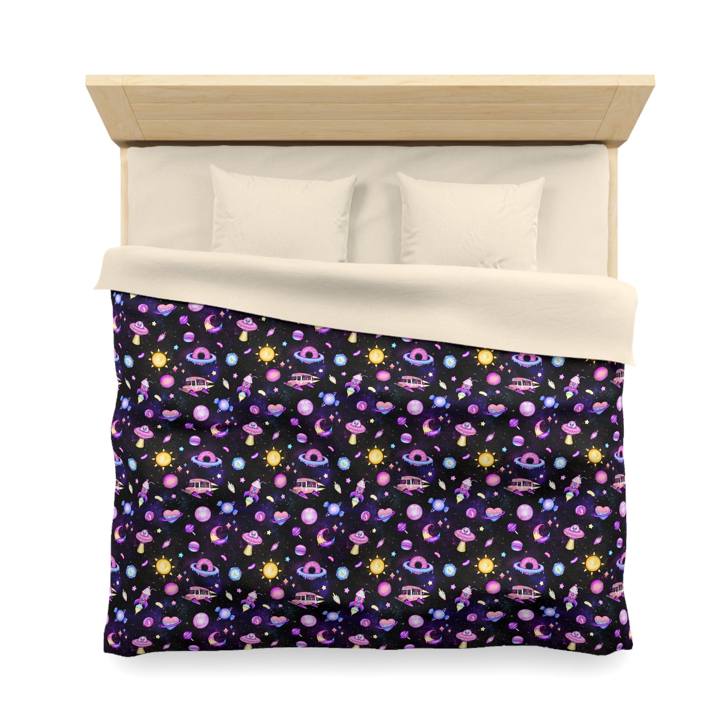 Cosmic Recess Microfiber Duvet Cover
