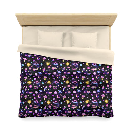 Cosmic Recess Microfiber Duvet Cover