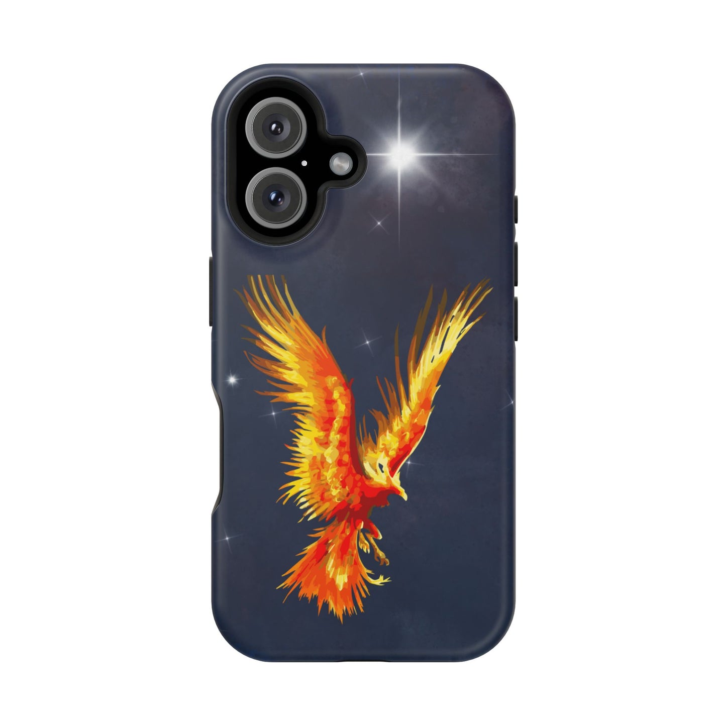 Phoenix Over Nebula MagSafe® Compatible Tough Case for iPhone