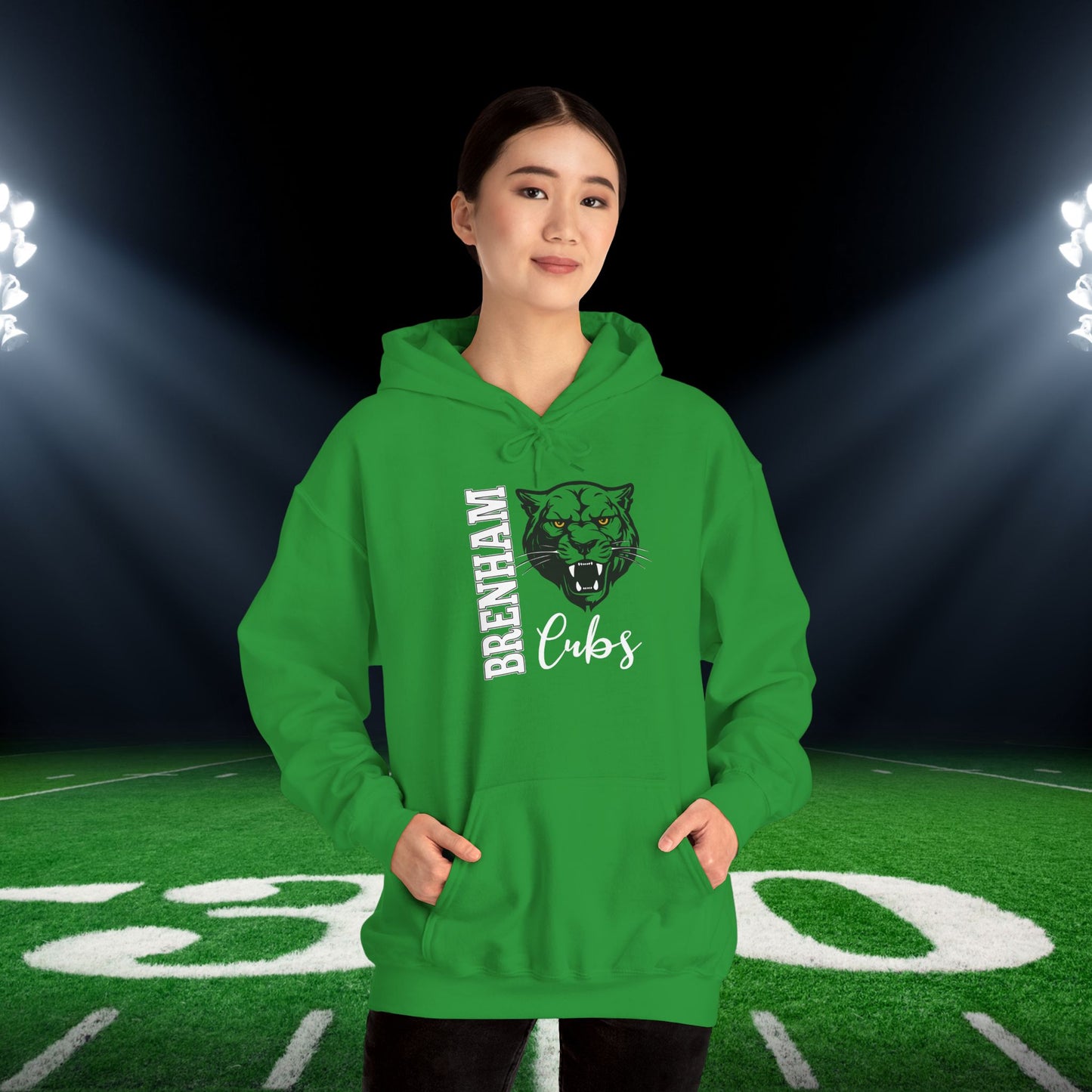 Brenham Vertical Fury Adult Heavy Blend™ Hooded Sweatshirt
