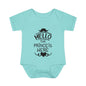 Hello The Prince Is Here Infant Baby Rib Bodysuit
