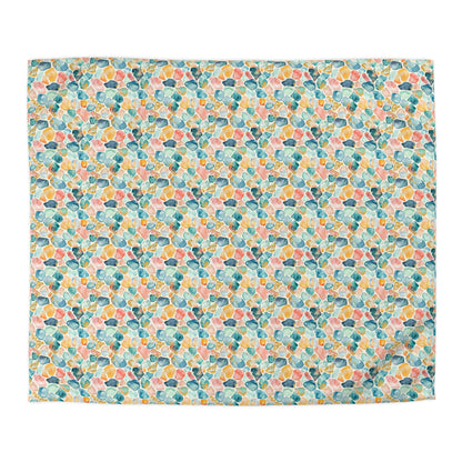 Ocean Pebble Drift Microfiber Duvet Cover