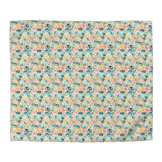 Ocean Pebble Drift Microfiber Duvet Cover
