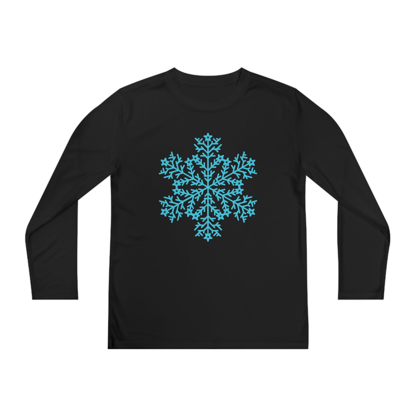 Large Snowflake Youth Long Sleeve Tee