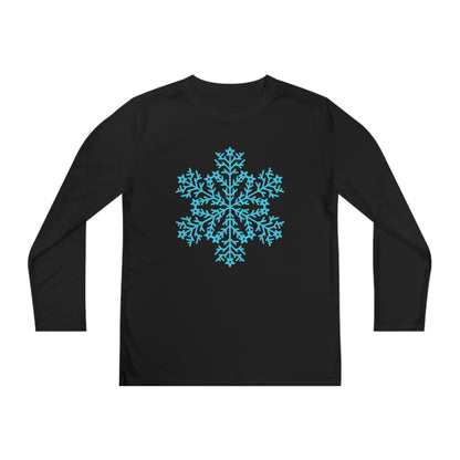 Large Snowflake Youth Long Sleeve Tee