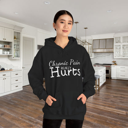 Chronic Pain Really Hurts Heavy Blend™ Hooded Sweatshirt
