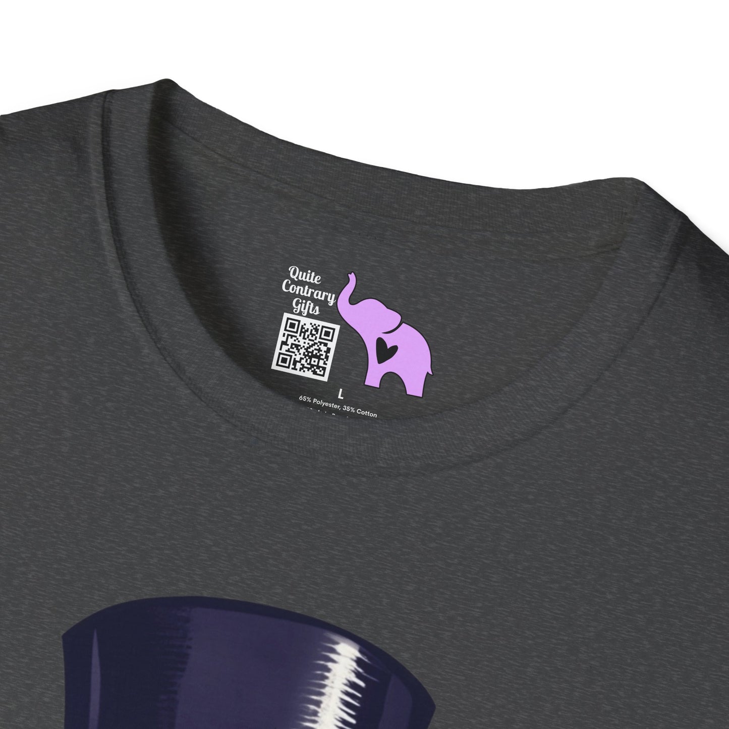 Top Hat & Mustache Skull Adult T-shirt