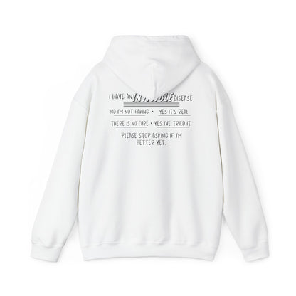 I'm An Invisible Warrior Heavy Blend™ Hooded Sweatshirt