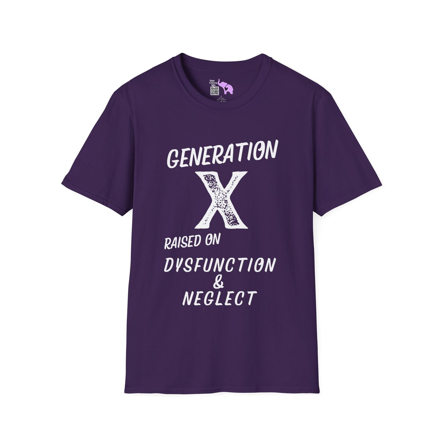 GenX Dysfunction & Neglect Adult T-shirt