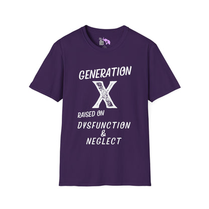 GenX Dysfunction & Neglect Adult T-shirt