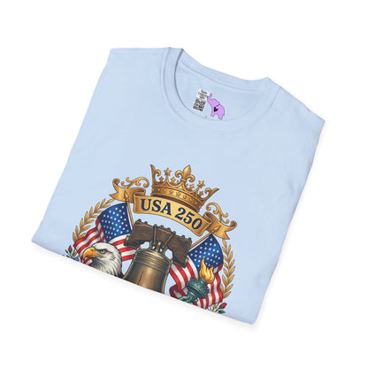 Liberty Bell USA 250 Years of Freedom Adult T-shirt