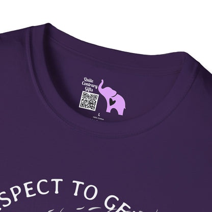 Give Respect to Get Respect Life Is A Beautiful Ride Adult T-shirt