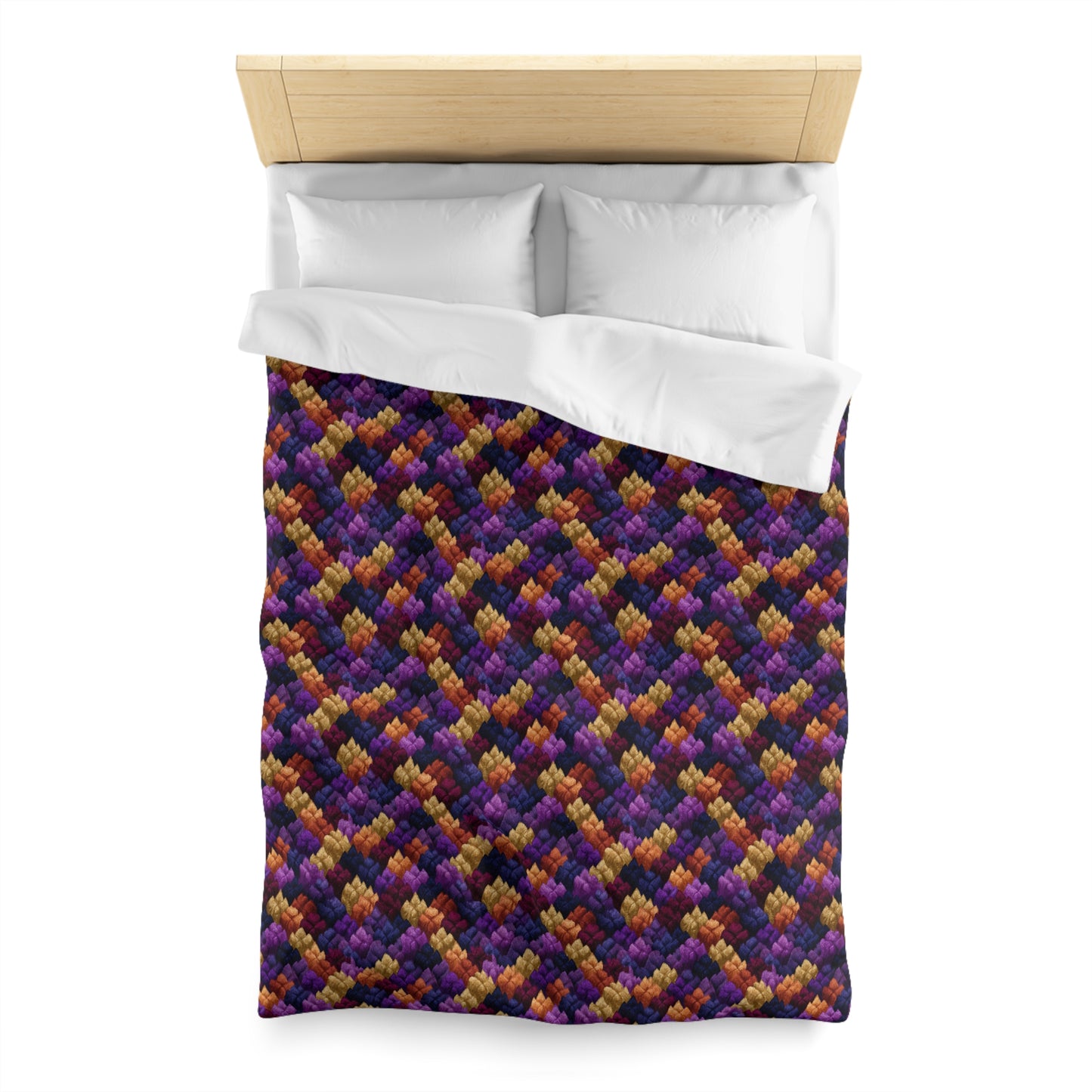 Velour Garden Microfiber Duvet Cover
