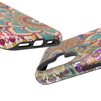 Colorful Mandala MagSafe® Compatible Tough Case for iPhone