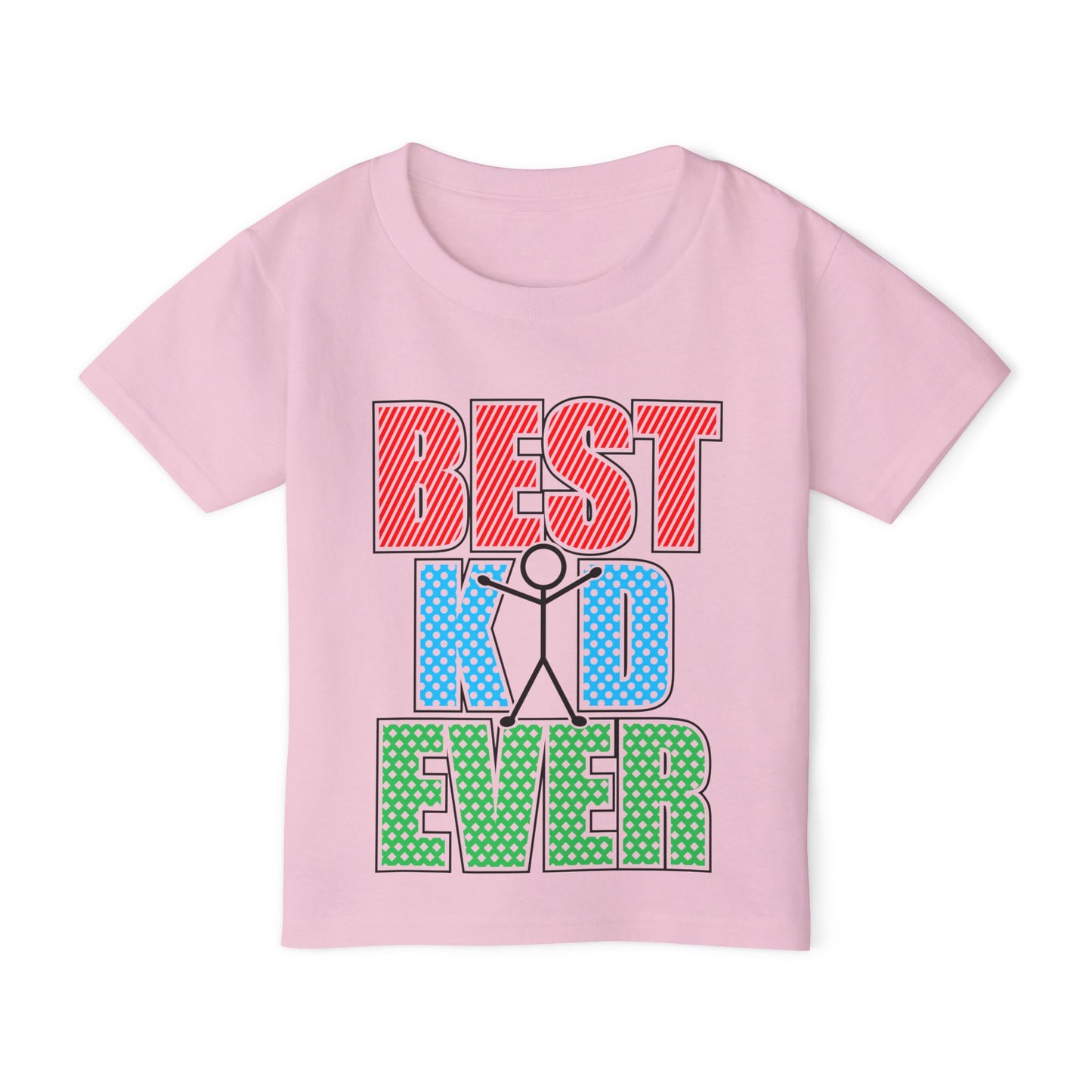 Best Kid Ever (Colorful) Heavy Cotton™ Toddler T-shirt