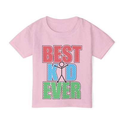 Best Kid Ever (Colorful) Heavy Cotton™ Toddler T-shirt