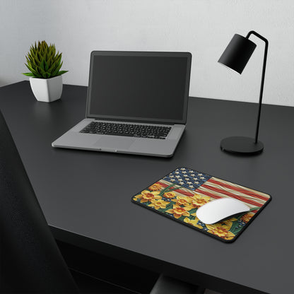Freedom in Bloom Non-Slip Gaming Mouse Pad