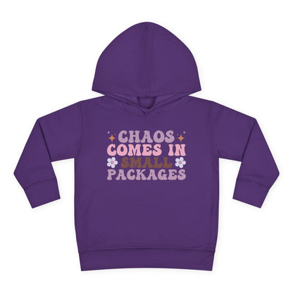 Chaos Comes In Small Packages Toddler Hoodie