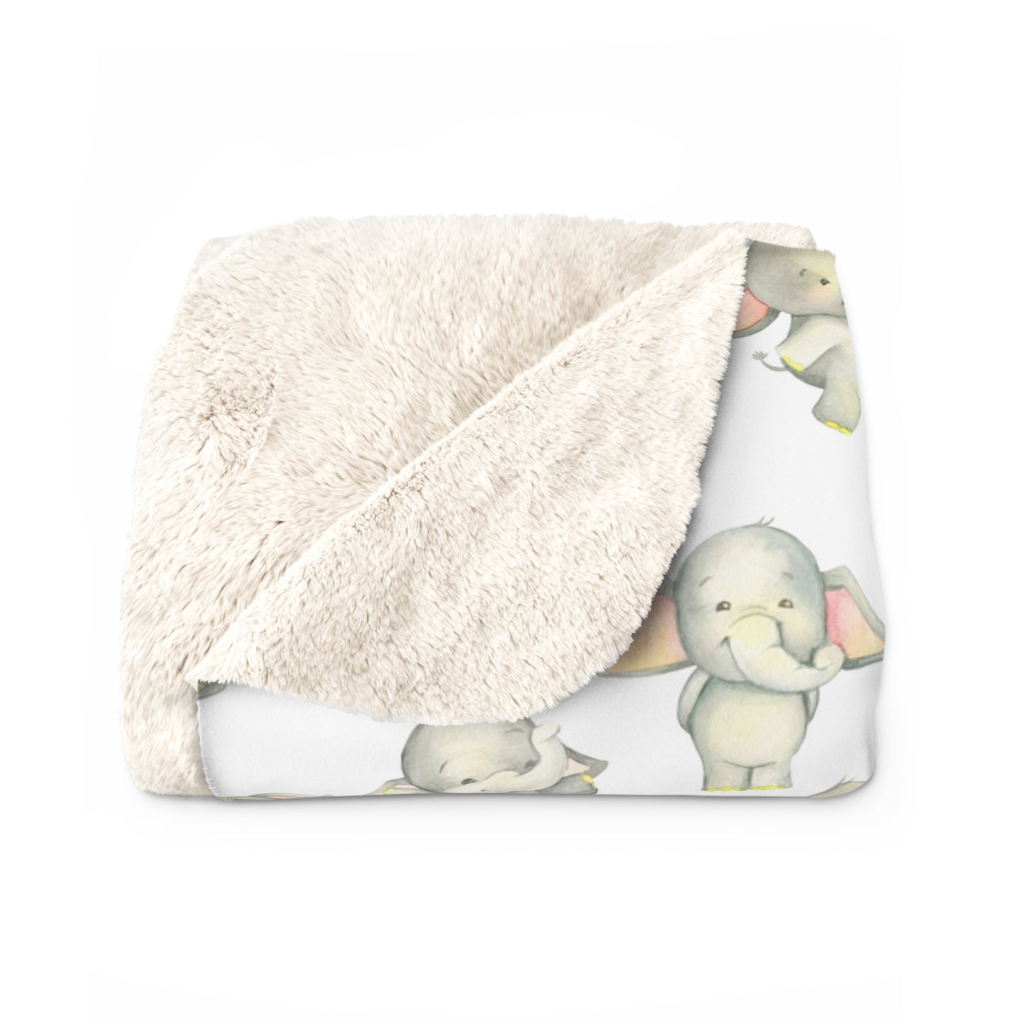 Dancing Elephants Fleece Blanket