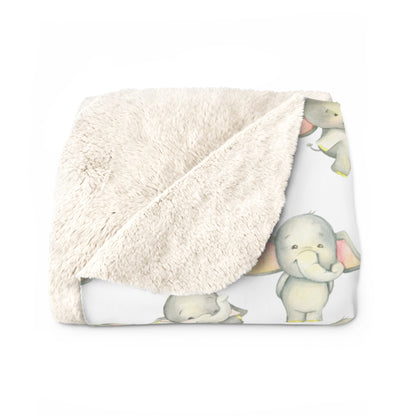 Dancing Elephants Fleece Blanket