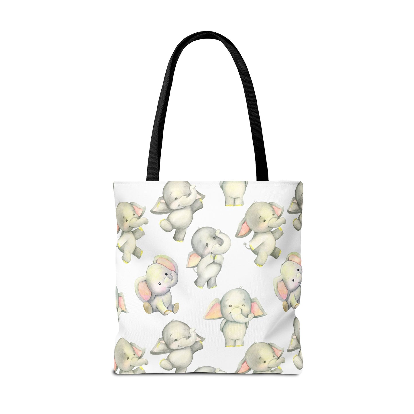 Dancing Elephants Canvas Tote Bag