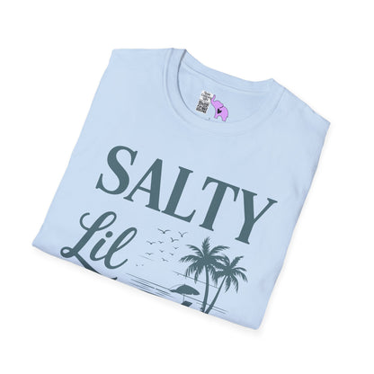 Salty LIl' Beach Adult T-shirt