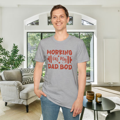 Working On My Dad Bod Adult T-shirt