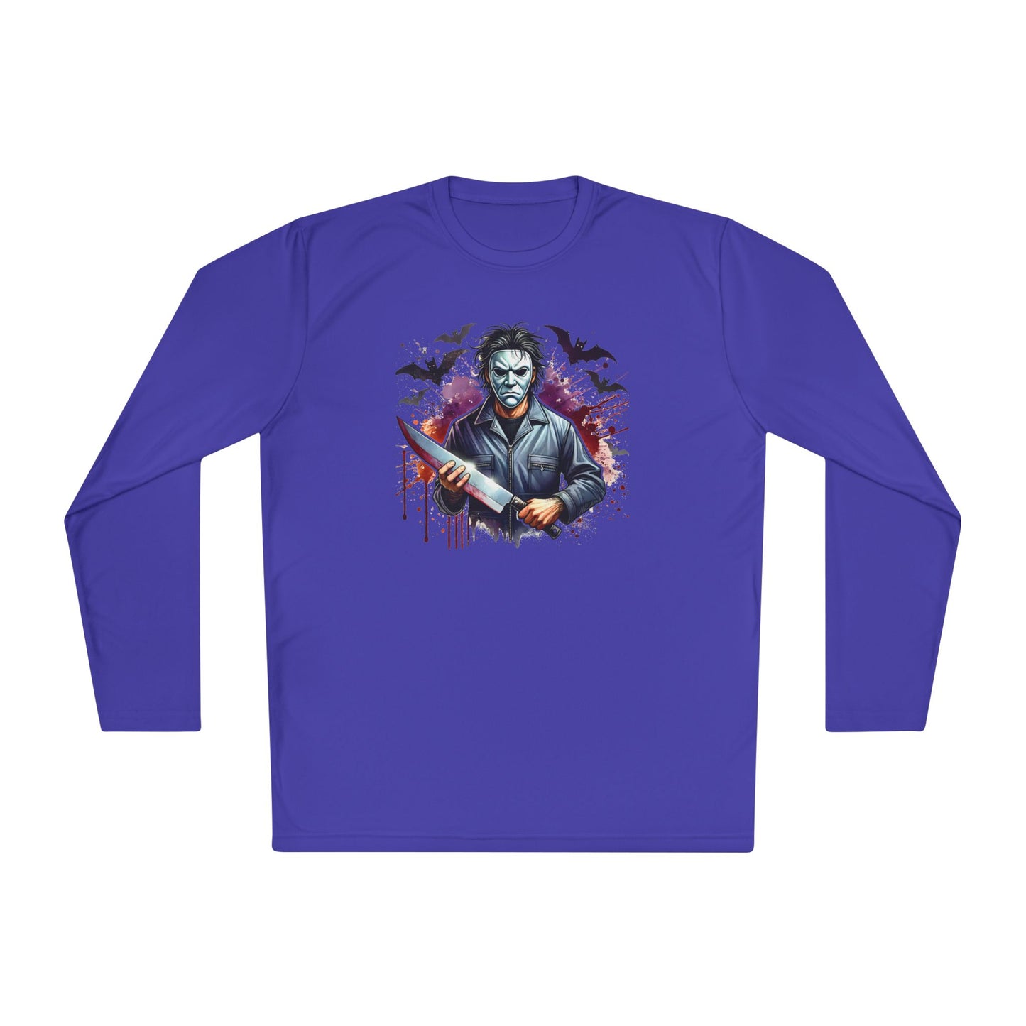 Creepy Halloween Killer Unisex Lightweight Long Sleeve Tee