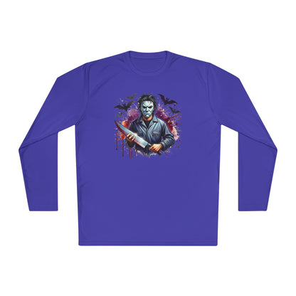 Creepy Halloween Killer Unisex Lightweight Long Sleeve Tee