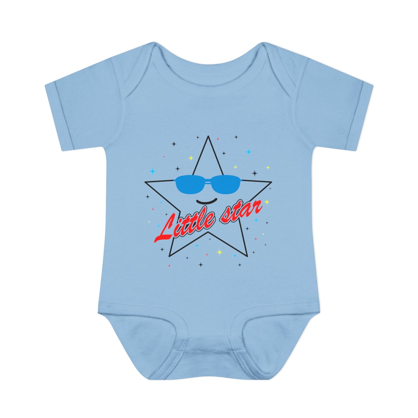 Little Star Infant Baby Rib Bodysuit