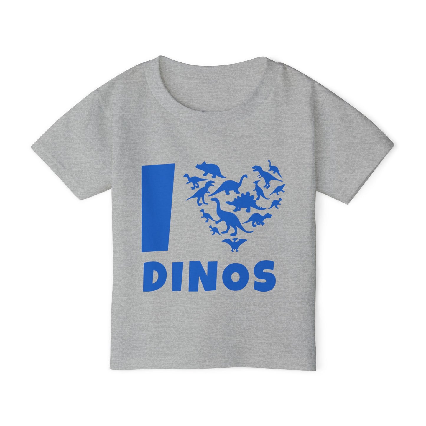 I Love Dinos (Dino Heart) Heavy Cotton™ Toddler T-shirt