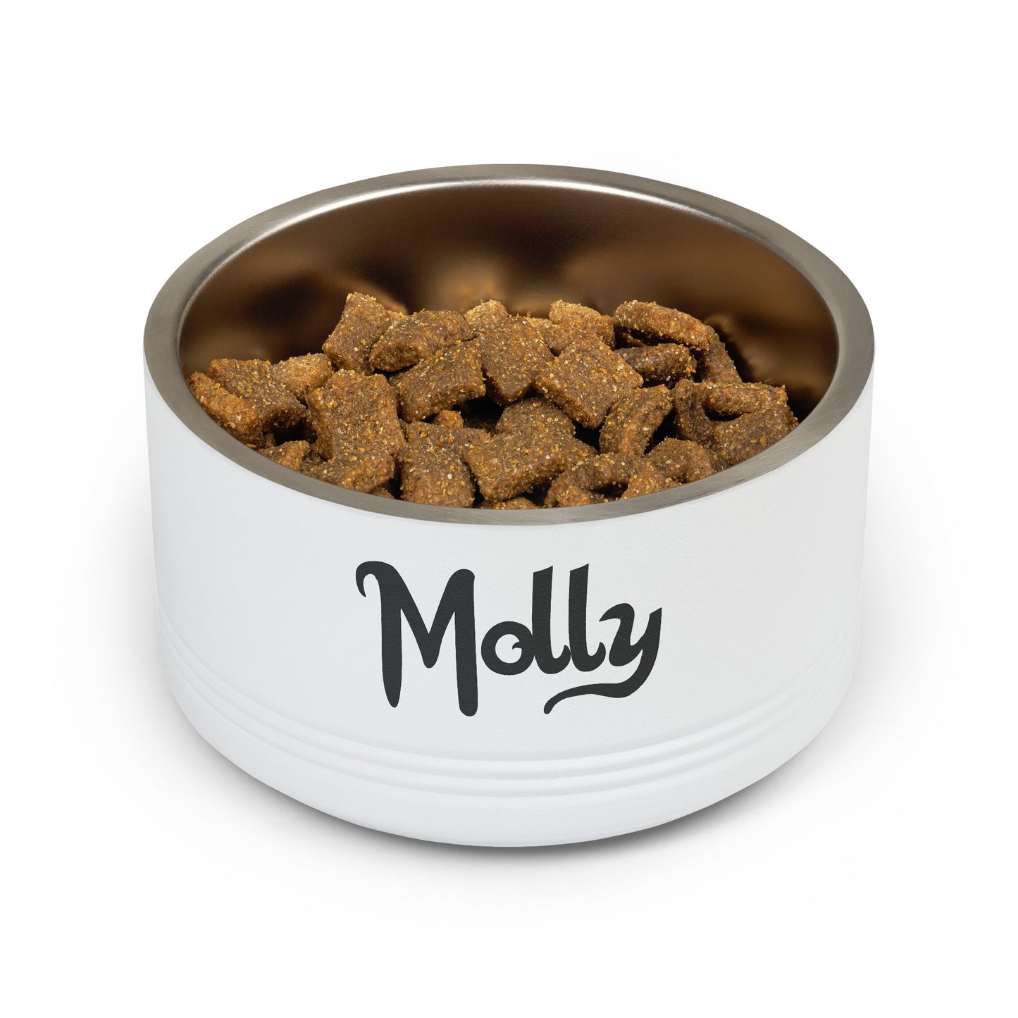 Spoiled Rotten Personalized Pet Bowl – 18oz Stainless Steel Dog & Cat Food Bowl
