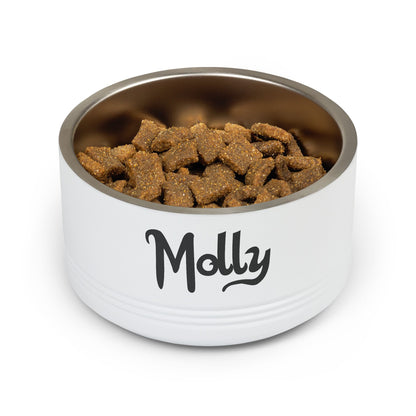 Spoiled Rotten Personalized Pet Bowl – 18oz Stainless Steel Dog & Cat Food Bowl