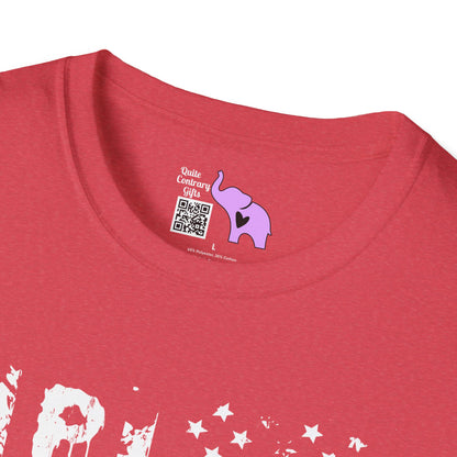 American Proud (Vertical Flag) Adult T-shirt