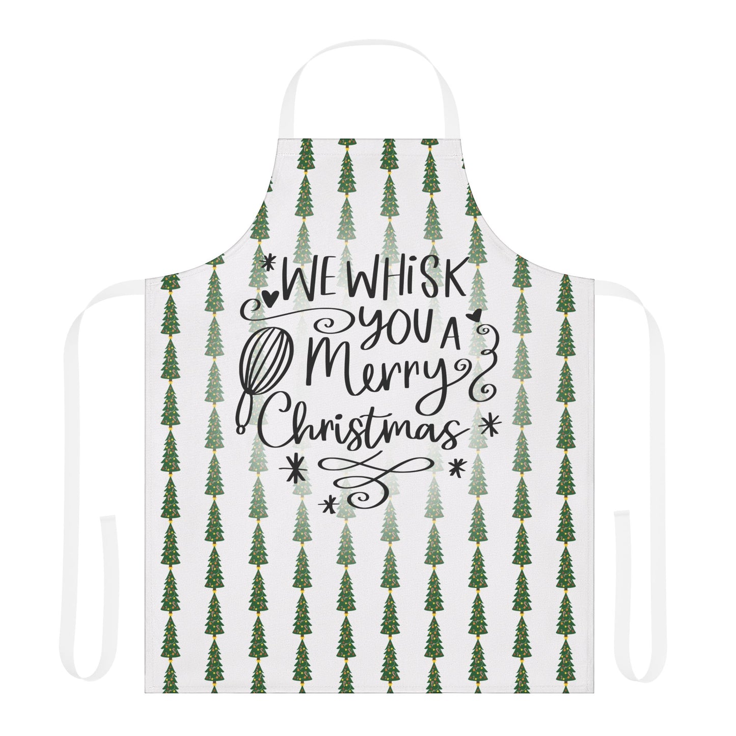 We Whisk You A Merry Christmas (Trees) Apron