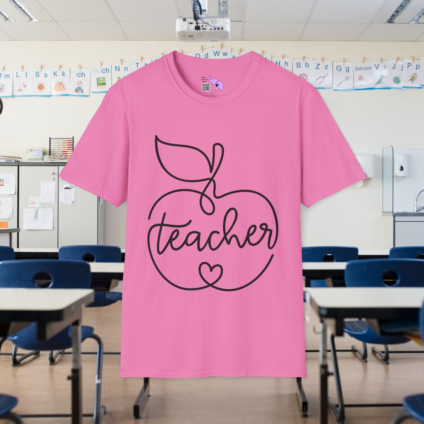 Teacher w/Apple T-shirt