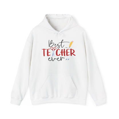 Best Teacher Ever Heavy Blend™ Hooded Sweatshirt