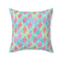 Strawberry Breeze Throw Pillow