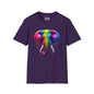 Colorful Elephant Adult T-shirt